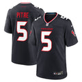 Men’s Houston Texans #5 Jalen Pitre Nike 2024 Navy Alternate F.U.S.E. Limited Player Jersey