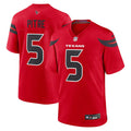 Men’s Houston Texans #5 Jalen Pitre Nike 2024 Red Alternate F.U.S.E. Limited Player Jersey