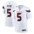 Men’s Houston Texans #5 Jalen Pitre Nike 2024 White Vapor Limited Player Jersey