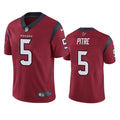 Men’s Houston Texans #5 Jalen Pitre Nike Red Alternate Vapor Limited Player Jersey