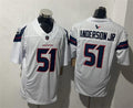 Men’s Houston Texans #51 Will Anderson Jr.  Nike 2024 White Vapor Limited Player Jersey