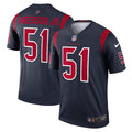 Men’s Houston Texans #51 Will Anderson Jr.  Nike Navy Color Rush Legend Jersey