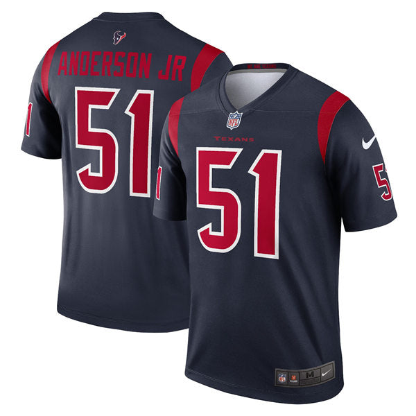 Men’s Houston Texans #51 Will Anderson Jr.  Nike Navy Color Rush Legend Jersey