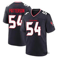 Men’s Houston Texans #54 Jarrett Patterson Nike Navy White Alternate F.U.S.E. Limited Player Jersey