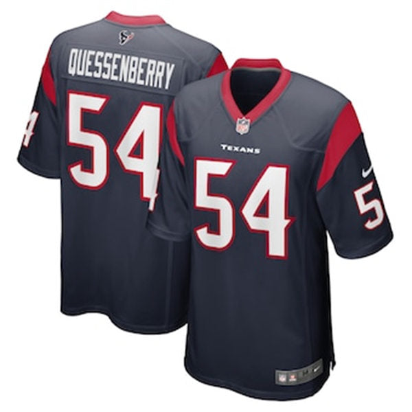 Men’s Houston Texans #54 Scott Quessenberry Nike Navy Vapor Limited Player Jersey
