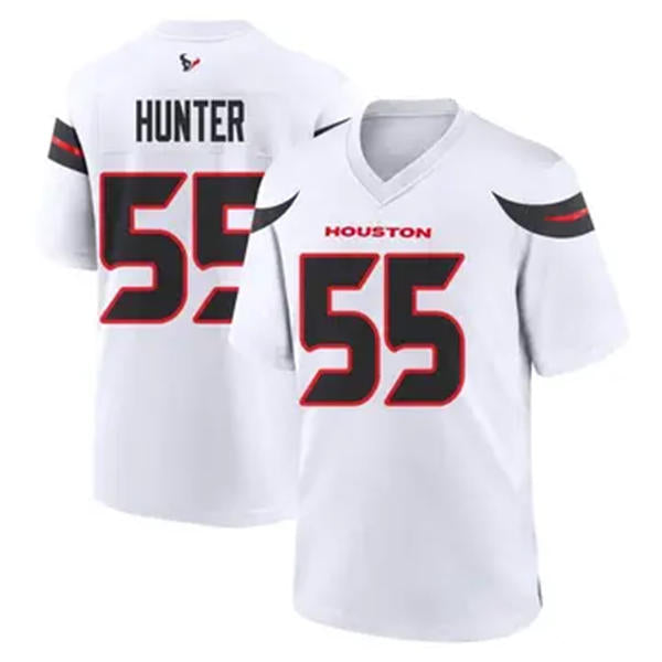 Men’s Houston Texans #55 Danielle Hunter Nike White Vapor F.U.S.E. Limited Player Jersey
