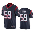 Men’s Houston Texans #59 Kenyon Green Nike Navy Vapor Limited Player Jersey