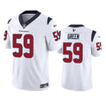 Men’s Houston Texans #59 Kenyon Green Nike White Vapor Limited Jersey