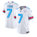 Men’s Houston Texans #7 C.J. Stroud White 2026 F.U.S.E. ‘HOUSTON/US’ Rivalries Collection Limited Stitched Football Jersey