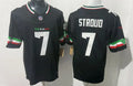 Men’s Houston Texans #7 CJ Stroud Black Colorful Fashion F.U.S.E. Limited Jersey