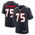Men’s Houston Texans #75 Laken Tomlinson Nike Navy White Alternate F.U.S.E. Limited Player Jersey
