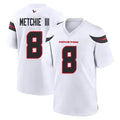 Men’s Houston Texans #8 John Metchie III Nike White Vapor F.U.S.E. Limited Player Jersey