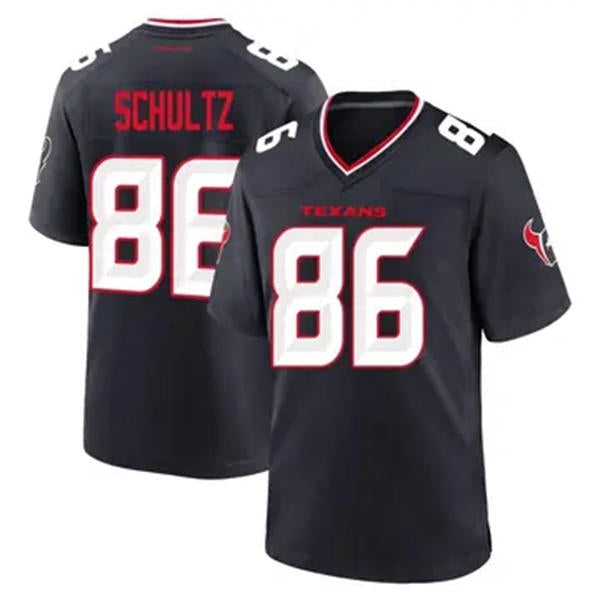 Men’s Houston Texans #86 Dalton Schultz Nike Navy White Alternate F.U.S.E. Limited Player Jersey