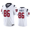 Men’s Houston Texans #86 Dalton Schultz Nike White Vapor Limited Player Jersey