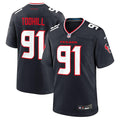 Men’s Houston Texans #91 Casey Toohill Nike Navy White Alternate F.U.S.E. Limited Player Jersey
