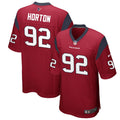 Men’s Houston Texans #92 Dylan Horton Nike Red Alternate Vapor Limited Player Jersey