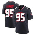 Men’s Houston Texans #95 Derek Barnett Nike Navy White Alternate F.U.S.E. Limited Player Jersey