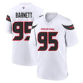 Men’s Houston Texans #95 Derek Barnett Nike White Vapor F.U.S.E. Limited Player Jersey