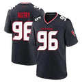 Men’s Houston Texans #96 Denico Autry Nike Navy White Alternate F.U.S.E. Limited Player Jersey