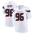 Men’s Houston Texans #96 Denico Autry Nike White Vapor F.U.S.E. Limited Player Jersey