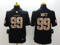 Men’s Houston Texans #99 J.J. Watt Black Authentic Jersey