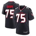 Men’s Houston Texans David Sharpe #75 Navy Team Jersey