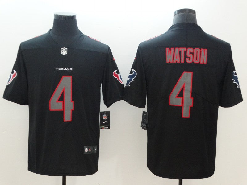 Men’s Houston Texans Deshaun Watson #4 Black Jersey