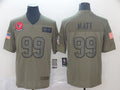 Men’s Houston Texans J.J. Watt #99 Brown Jersey