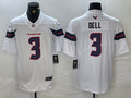 Men’s Houston Texans Tank Dell #3 White Jersey