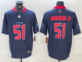 Men’s Houston Texans Will Anderson Jr. #51 Navy 2nd Alternate Jersey