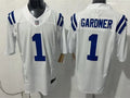 Mens Indianapolis Colts #1 Ahmad Sauce Gardner Nike White F.U.S.E.Vapor Limited Player Jersey