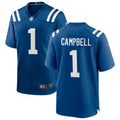 Men’s Indianapolis Colts #1 Parris Campbell Nike Royal Vapor Untouchable Jersey