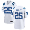 Mens Indianapolis Colts #25 A.J. Haulcy Nike White Vapor F.U.S.E. Limited Jersey