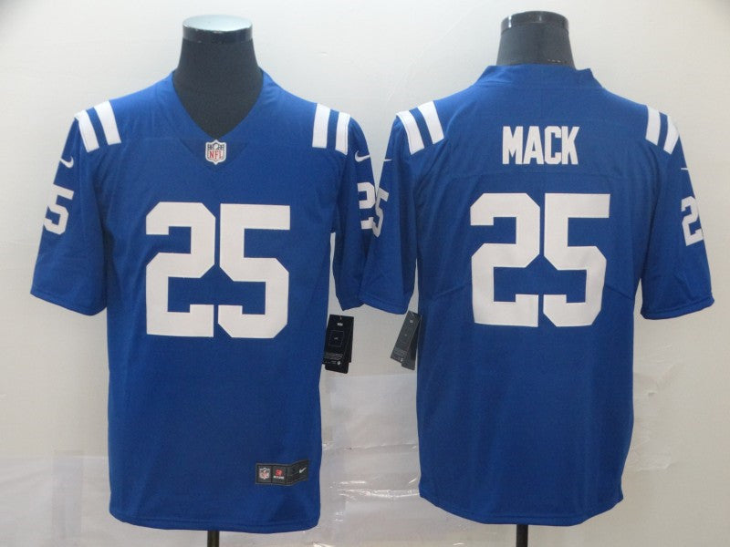 Men’s Indianapolis Colts #25 Marlon Mack Nike Royal NFL Vapor Limited Jersey
