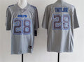 Mens Indianapolis Colts #28 Jonathan Taylor Gray Atmosphere Fashion Game Jersey
