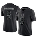 Mens Indianapolis Colts #5 Anthony Richardson Sr Black Rflctv Limited Jersey
