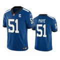 Mens Indianapolis Colts #51 Kwity Paye Royal Indiana Nights Alternate Vapor F.U.S.E. Limited Jersey