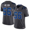 Men’s Indianapolis Colts #56 Quenton Nelson Dark Gray 2026 F.U.S.E. Rivalries Collection Limited Stitched Football Jersey