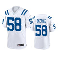 Mens Indianapolis Colts #58 Bobby Okereke Nike White Vapor Limited Jersey