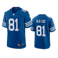 Mens Indianapolis Colts #81 Mo Alie-Cox Nike Royal Vapor Limited Jersey