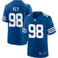 Mens Indianapolis Colts #98 Arden Key Nike Royal Alternate Vapor F.U.S.E. Limited Jersey