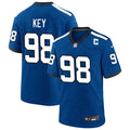Mens Indianapolis Colts #98 Arden Key Royal Indiana Nights Retro Alternate Vapor F.U.S.E. Limited Jersey