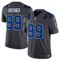 Men’s Indianapolis Colts #99 DeForest Buckner Dark Gray 2026 F.U.S.E. Rivalries Collection Limited Stitched Football Jersey