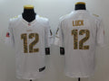 Men’s Indianapolis Colts Andrew Luck #12 White Jersey
