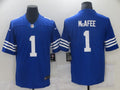 Men’s Indianapolis Colts Pat McAfee #1 Blue Jersey