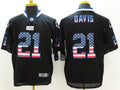 Men’s Indianapolis Colts Vontae Davis #21 Black Jersey