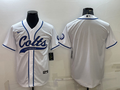 Men’s Indianapolis Colts White Blank Jersey