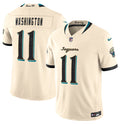 Men’s Jacksonville Jaguars #11 Parker Washington Cream 2026 F.U.S.E. Rivalries Collection Limited Stitched Football Jersey