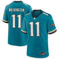 Mens Jacksonville Jaguars #11 Parker Washington Nike Teal Throwback Vapor F.U.S.E. Limited Jersey