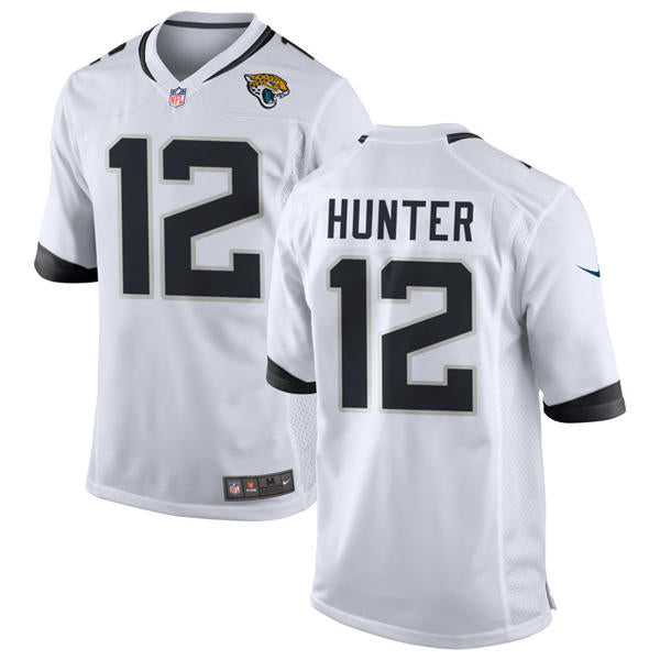 Men’s Jacksonville Jaguars #12 Travis Hunter Nike White Vapor F.U.S.E. Limited Jersey